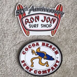 Ron Jon Surf Shop Special Edition 50th Anniversary + Cocoa Beach Surf Co Sticker
